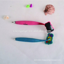 Cute 3D Pvc Rubber Magnetic Pen for kids